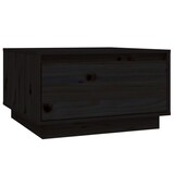thumbnail of Mesa de centro de madera maciza de pino negro 55x56x32 cm
