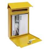 thumbnail of ARREGUI Line E6808 Cassetta Postale Individuale in Acciaio, Cassetta della Posta da Parete, Con Serratura Coperta, Dimensione S (DIN A5), Giallo
