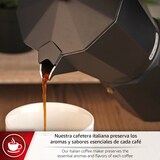 thumbnail of MAGEFESA JAMAICA BLACK Cafetera Italiana o Moka de 9 Tazas Fabricada en Aluminio Extra Grueso, Con Asa Resistente al Calor y Apta en Cualquier Cocina