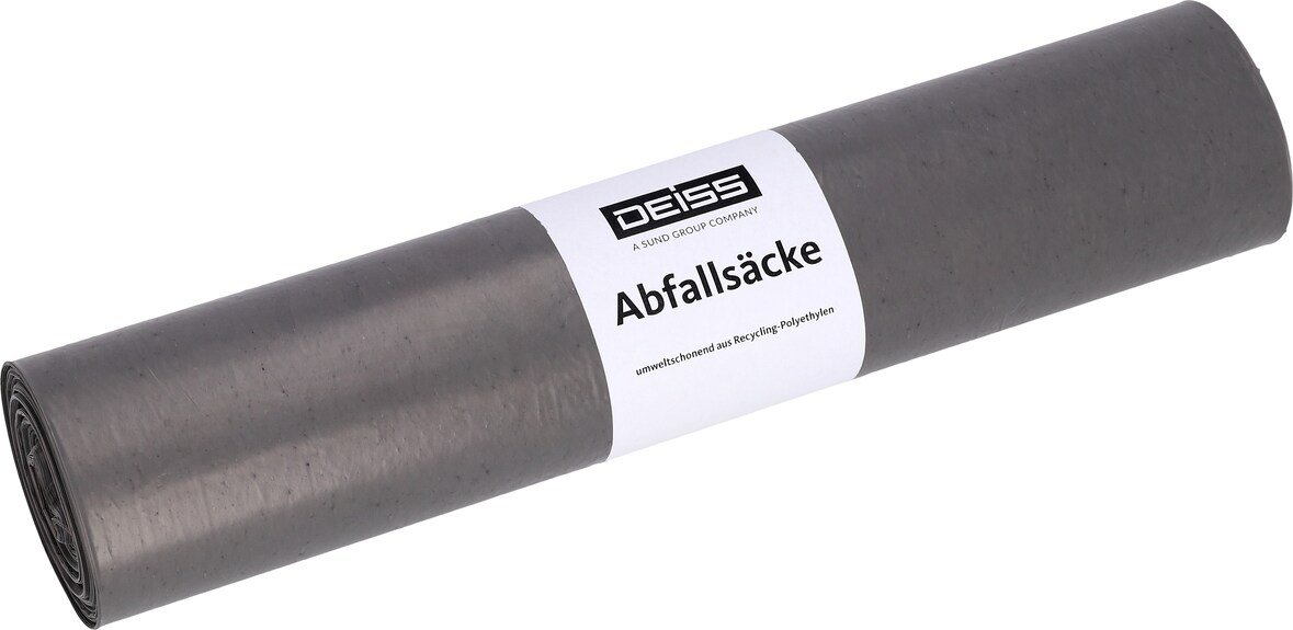 Deiss 120 Liter Müllbeutel LDPE Typ 100 700x1100x0 07mm 70 µm grau - 15 Stück