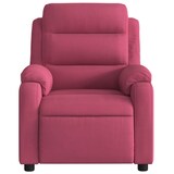 thumbnail of vidaXL Massagesessel Elektrisch Weinrot Samt