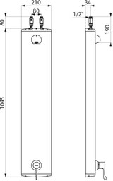 thumbnail of Delabie DU-Elem. SECURITHERM Therm.sequentiell, flexible Schläuche, BEL