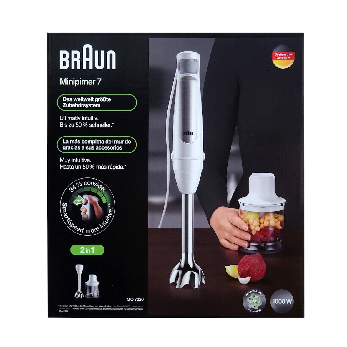 Braun MQ 7020WH MultiQuick 7 Stabmixer weiß
