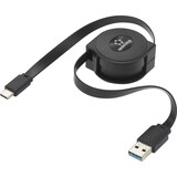 thumbnail of Renkforce USB-Kabel USB 3.2 Gen1 (USB 3.0 / USB 3.1 Gen1) USB-C? Stecker, USB-A Stecker 0.80 m Schwa