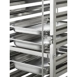 thumbnail of METRO Professional Carro para bandejas GSC1018GN, acero inoxidable, 38,5 x 55,5 x 174,5 cm, apto para GN 1/1, 18 niveles, carga total 150 kg, plata