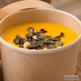 thumbnail of BIOZOYG 500 Stück Pappbecher 400ml für Eintöpfe und Eis aus ungebleichtem Kraftkarton, braun, Suppenbecher, Einwegbecher, biologisch abbaubar