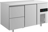 thumbnail of A&S Kühltisch -2 bis +8°C 1400x700x850mm mit 1x Tür und 1x zwei Schubladen