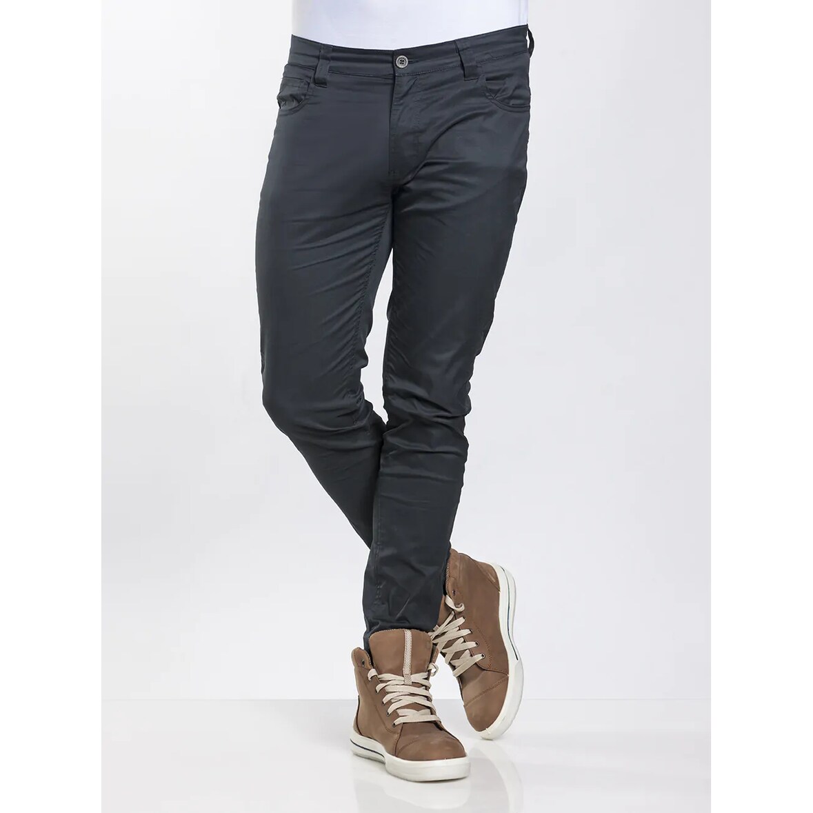 Pantalon de Cuisinier Skinny REG Noir Stretch | 29"