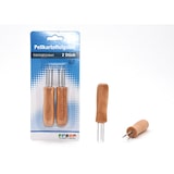 thumbnail of Pellkartoffelgabeln Set Buche Edelstahl 2 Stück – Ergonomische Kartoffelgabeln für leichte Küchenarbeit