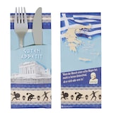 thumbnail of 520 Bestecktaschen mit Serviette Grieche 20 cm