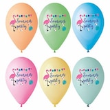 thumbnail of 72 Luftballons Ø 29 cm farbig sortiert `Summerparty` Falmingo
