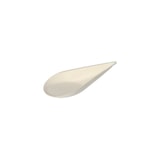 thumbnail of 500 Fingerfood - Teller, Zuckerrohr "pure" 10,5 cm x 5,7 cm weiss "Drop"
