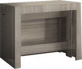 thumbnail of Dmora Ausziehbarer Esstisch Martino, Ausziehbare Konsole bis zu 12 Sitzplätzen, Tisch mit Verlängerungshalter, cm 51/300x90h77, Perl-Ulme
