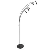 thumbnail of Steinhauer Stehleuchte 5-fl. "Bambus" 3671ZW Schwarz + Bambus