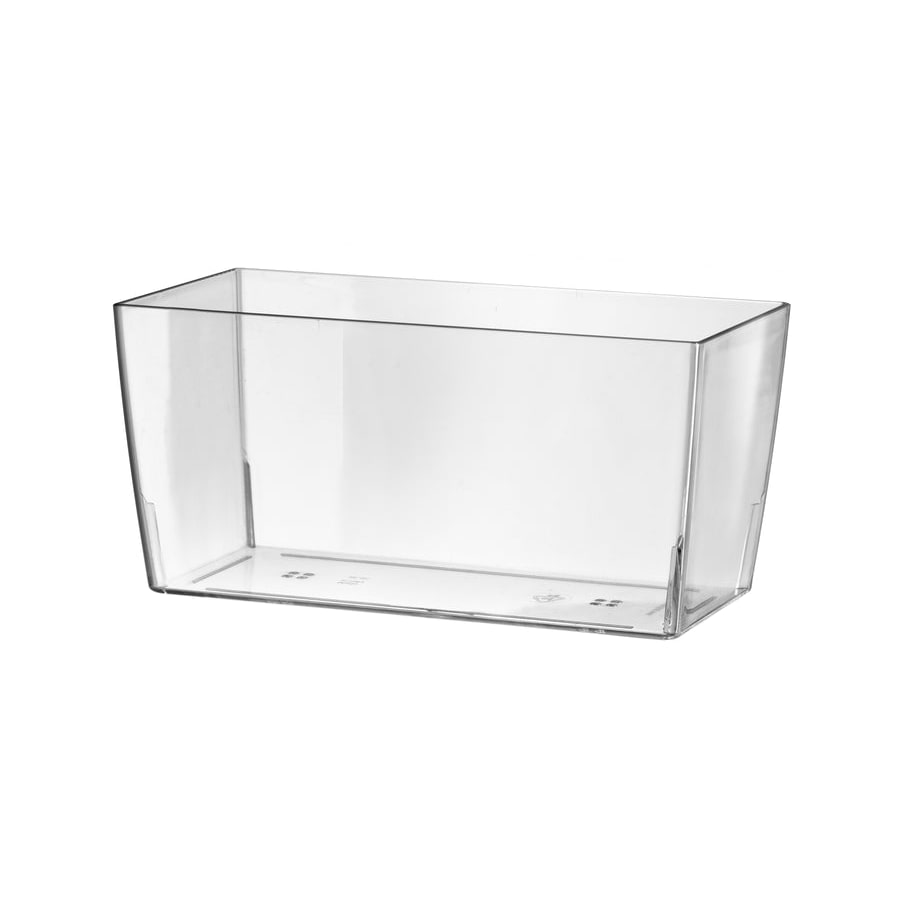 Teraplast - Coimbra Harz-Blumentopf 20 cm, transparent