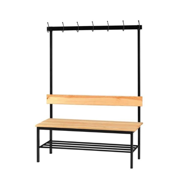 Officeplan 627 banco de ducha con 6 colgadores