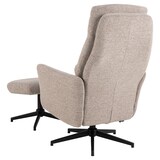 thumbnail of London Sessel Relaxsessel mit Fußhocker Bouclé Beige.