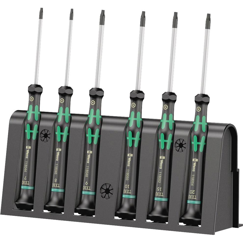 Wera 2067/6 TORX? BO Elektronik- u. Feinmechanik Schraubendreher-Set 6teilig TORX BO 05118154001