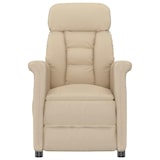 thumbnail of vidaXL Massagesessel Creme 70.5 x 96.5 x 95 cm Stoff und Metall