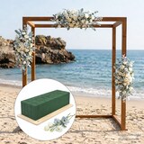 thumbnail of Nass Steckschaum Ziegel 45x11x8cm Holzplatte Klebepads Gitter selbstklebend Frischblumen Steckmasse Steckschwamm Blumensteckschaum Floristikbedarf