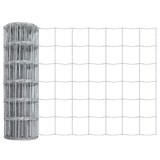 thumbnail of vidaXL Zaun mit Pfosten Silber 0,6 x 10 m Stahl