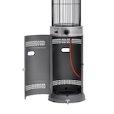 thumbnail of METRO Professional Estufa de gas para exterior GPH5100, acero revestido en polvo / acero inoxidable / vidrio, Ø 57 x 176 cm, llama en espiral