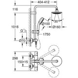 thumbnail of Grohe Duschsystem TEMPESTA C SYSTEM 160