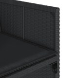 thumbnail of vidaXL 9-tlg. Garten-Essgruppe mit Kissen Schwarz Poly Rattan