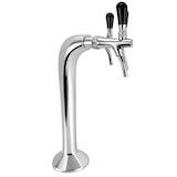thumbnail of BieTal® Classic Cobra Schanksäule Zapfsäule 3-leitig 7mm verchromt & Schankhähne
