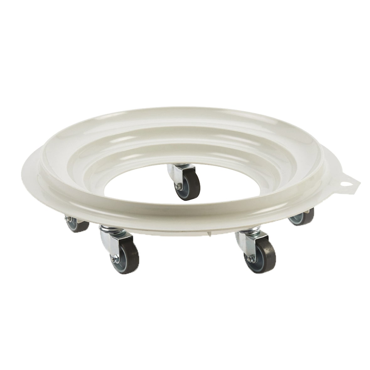 GILAC Socle rouleur rond 5 roues - chape acier - Gris G170214