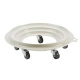 thumbnail of GILAC Socle rouleur rond 5 roues - chape acier - Gris G170214