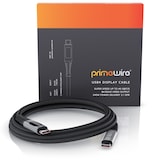 thumbnail of Primewire Thunderbolt 3 Kabel, USB 4 Typ C, USB-Kabel, USB-C, (100 cm), Gen 3x2-100 Watt Ladekabel / Datenkabel 40 Gbit/s mit Display, 1m