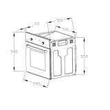 thumbnail of PKM Einbauherdset KH-BIC7-2KB GK-IX-2 - 7 Funktionen, Ofen, Umluft, Kochfeld
