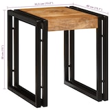 thumbnail of Table Gigogne 3 pcs Bois de Mangue Massif et Métal Modèle Patio Altair Prime Plus