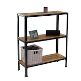 thumbnail of Estante de metal sem parafusos para casa Simonhome click wood mini 3/300 antracite/osb