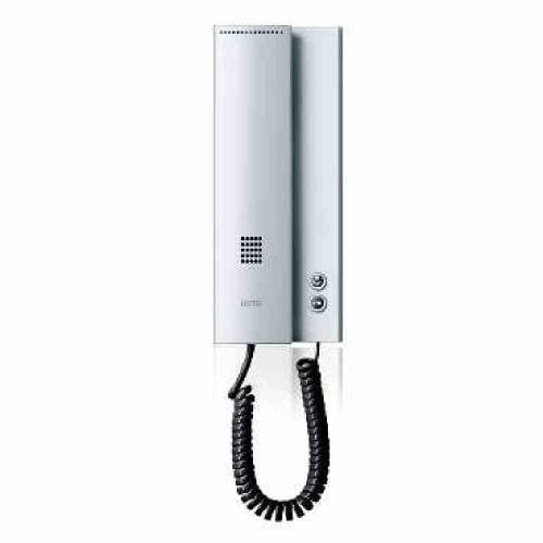 Wohntelefon, silber, für TwinBus Türsprechanlagen, 90x220x42 mm (BxHxT)