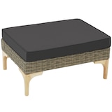 thumbnail of tectake Salottino in rattan con telaio in alluminio Bellaria - naturale - 404797