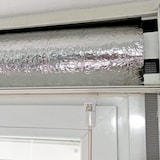 thumbnail of Isolation thermique réfléchissante en aluminium et mousse 1 m x 0,6 m + ruban aluminium (10 m) Isolation pour maisons, radiateurs, restaurant…