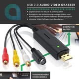thumbnail of Aplic USB Audio Video Grabber - VHS - Videoadapter zur Bearbeitung, USB zu S-Video, Composite, Cinch