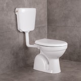 thumbnail of Belvit Dusch WC mit Bidet Funktion – Standtoilette aus Sanitärkeramik mit Taharet, Hygienedusche, senkrechtem Abgang, Spülkasten und Softclose