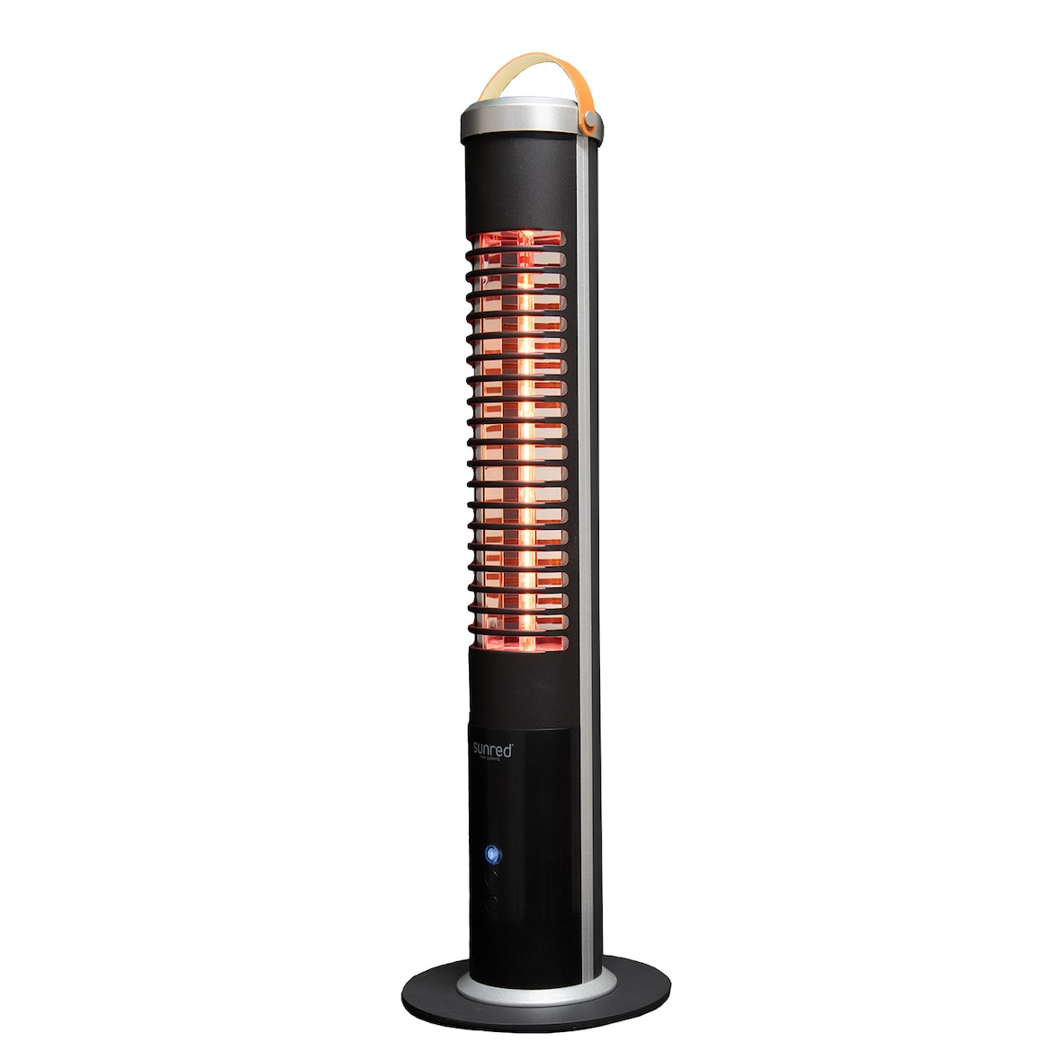 Riscaldatore da terrazza Sunred Smart Apollo Ultra - Alluminio - Rame - Altezza 60 cm - modello da tavolo - nero - 1200 Watt