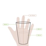 thumbnail of greenbox - Pappbecher 300 ml / 12 oz, Ø 90 mm, schwarz, 50 St.