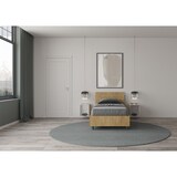 thumbnail of Letto singolo con rete 80x200 testata inclinata con doghe quercia Ankel