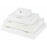 thumbnail of 50x Versandkarton 235x155x46 schnelle Aufrichtung mit Steckverschluss Maxibrief und Warensendung Din A5 weiß