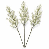 thumbnail of LAYBA Kunstblumen 3er Set Weiß Creme 65 cm Schleierkraut Dekozweige