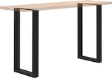thumbnail of Helloshop26 - Set aus 2 verstellbaren U-förmigen Bartischbeinen 50 x 90-91 cm modernes Design schwarzer Stahl 02_0057460