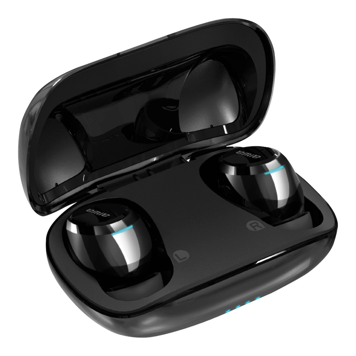 Auriculares In-Ear True Wireless AIWA EBTW-850, Bass profundo Qualcomm APT-X, Bluetooth 5.0, Colunas 9mm dinâmicas