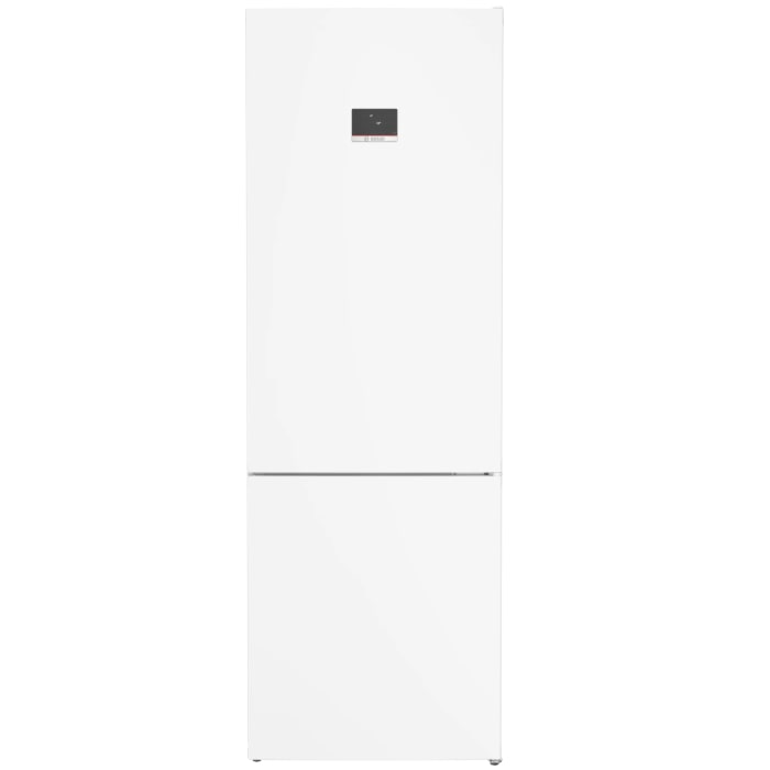 Bosch Elettrodomestici, Serie 4, Frigorifero combinato da libera installazione, 203 x 70 cm, Bianco KGN497WDF