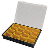 thumbnail of Organizador de plástico com 16 caixas extraíveis no interior L 242 x P 188 x A 37 mm