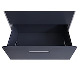 thumbnail of Armário de arquivo suspenso HWC-A10, armário de arquivo, armário de escritório, armário de aço, A4 bloqueável ~ 103x76x46cm cinzento-escuro cinzento